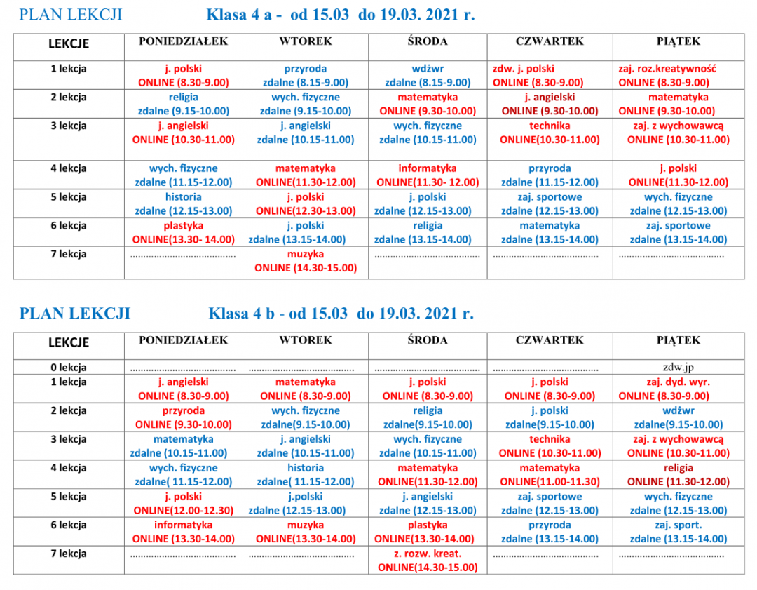 Plan Lekcji 6c Zso 7 zso-jozefow.pl