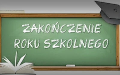 Harmonogram zakończenia roku szkolnego