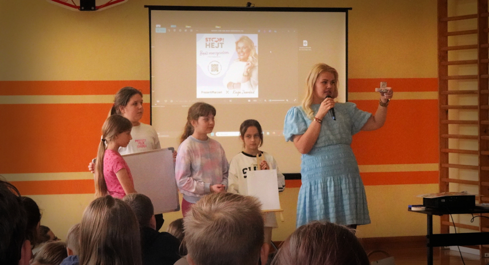 „Nie hejtuj!” – spotkanie z p. Kingą Zawodnik